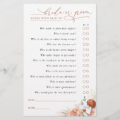 花嫁または花婿を推測 – Pampas Grassゲームカード (正面)