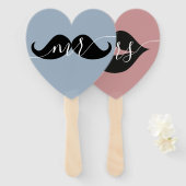 花嫁または花婿ミセスのゲーム結婚ハンドファン ハンドファン (正面&裏面)