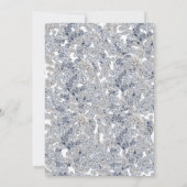 花嫁または花婿当てクイズ ブライダルシャワーゲーム 招待状 (裏面)