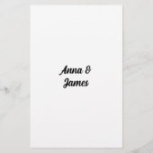 花嫁や花婿結婚の推理ゲーム チラシ (裏面)