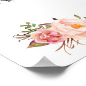 花嫁をピンク色にしてくれてありがとうフローラ ポスター (角)