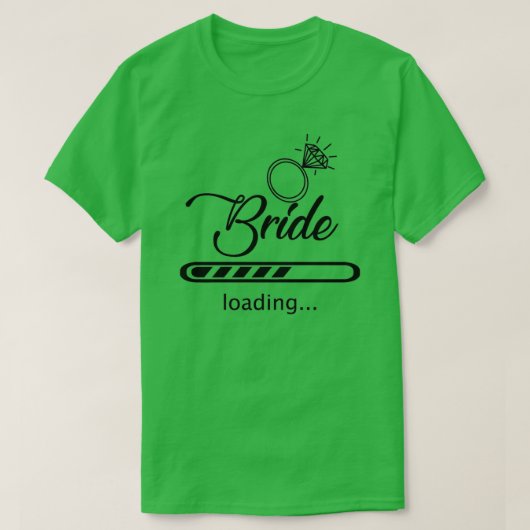 花嫁を乗せる Tシャツ (デザイン正面)