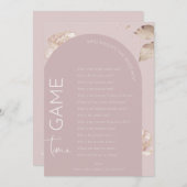 花嫁を知っている人 |かわいらしピンクブライダルシャワー (正面/裏面)