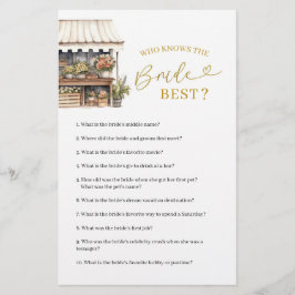 花嫁を知っている彼女は市場から出て最高のいる