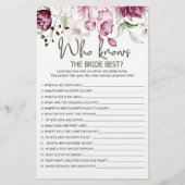 花嫁を知っている牡丹ピンクフローラゲ最高のーム チラシ (正面)