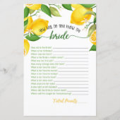 花嫁を知ってるか – Lemon (正面)