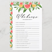 花嫁を知るグレープフルーツとミカン最高の (正面/裏面)