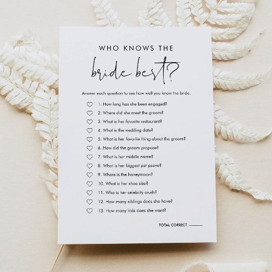 花嫁を知るステラ最高のブライダルゲーム 招待状