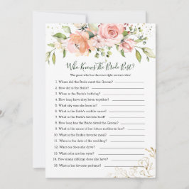 花嫁を知るピンクのアプリコットバラの最高の葉 招待状