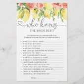 花嫁を知るレモン最高ののフローラ (正面)