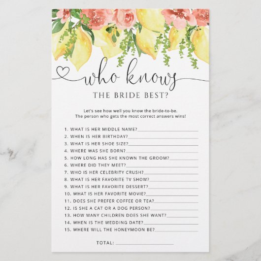 花嫁を知るレモン最高ののフローラ (正面)