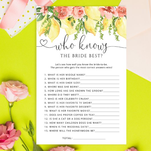 花嫁を知るレモン最高ののフローラ