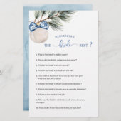 花嫁を知る冬のチャイノワジェリー最高のボウ (正面/裏面)