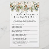 花嫁を知る冬のフローラがシャワーゲ最高のームを知る (正面)