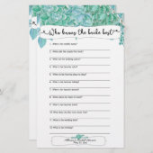 花嫁を知る最高の者は、3961と言った (正面/裏面)