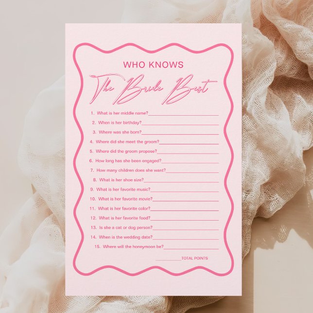 花嫁を知る波状ピンクのブライダルシャワー 最高の (クリエイターアップロード済み)