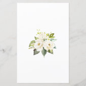 花嫁を知る白いバラの最高の葉 (裏面)