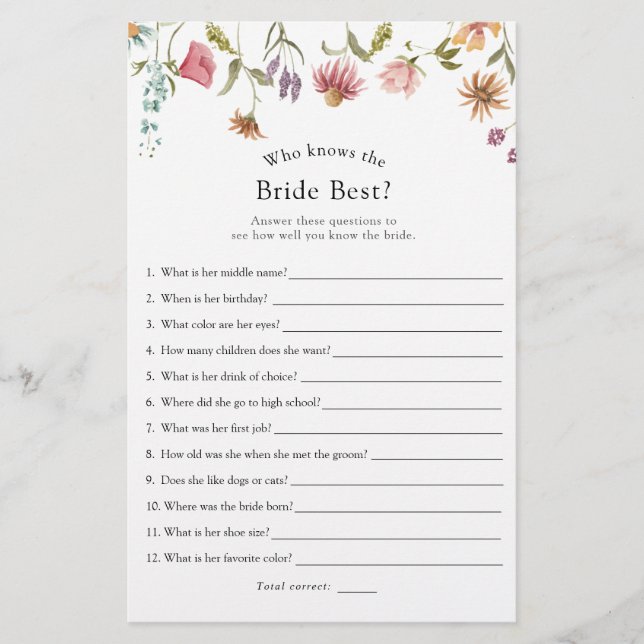 花嫁を知る野最高の花ブライダル (正面)