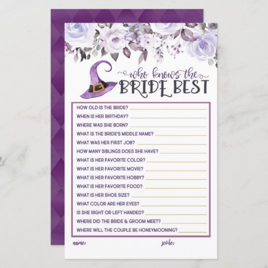 花嫁を知る – こ最高のの魔女は止まった (正面/裏面)