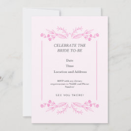 花嫁を祝おう 招待状