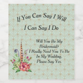 花嫁を要求するワインラベルLtグリーンアールデコ ワインラベル (シングルラベル)