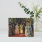 花嫁を選ぶ皇帝， c.1886 ポストカード (スタンド正面)