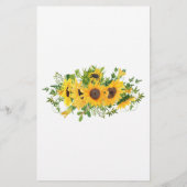 花嫁アドバイスカード用ひまわり チラシ (裏面)