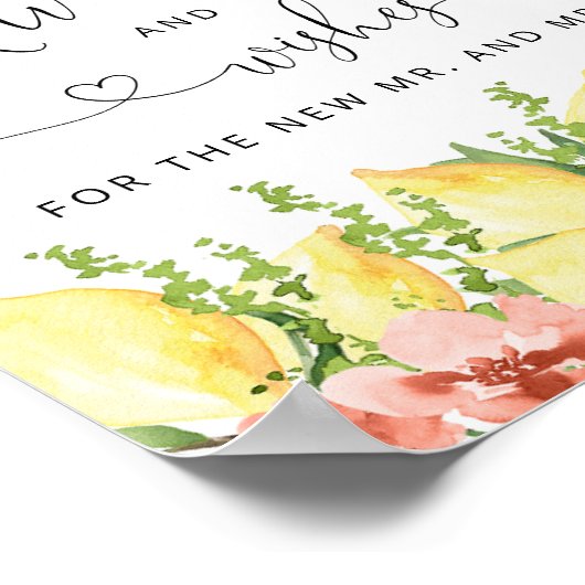 花嫁アドバイス用レモン ポスター (角)