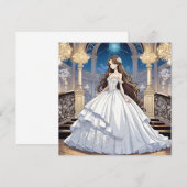 花嫁アニメ 招待状 (正面/裏面)