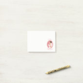 花嫁インアヴェール持ち花ブライダルシャワー ポストイット (デスク上)