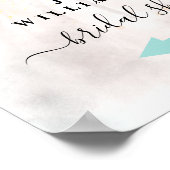 花嫁インガウンWelcome Sugn ポスター (角)