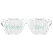 花嫁ウェディングレセプションブライダルパーティ花少女 レトロサングラス (正面)