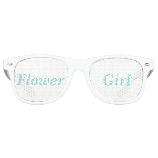 花嫁ウェディングレセプションブライダルパーティ花少女 レトロサングラス (正面)