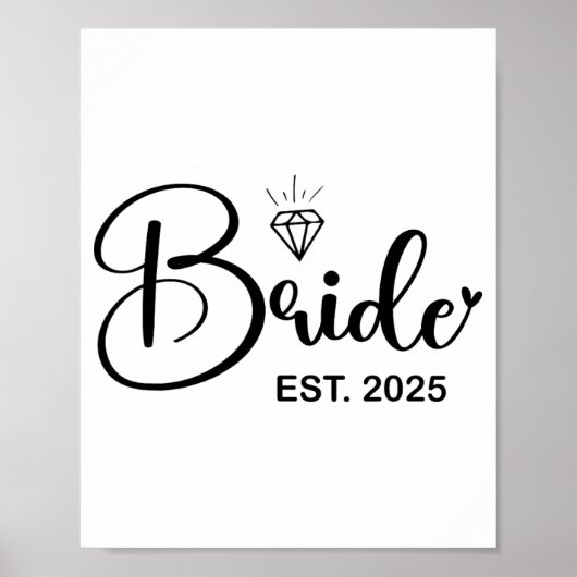 花嫁エスト。2025年結婚したの結婚ブライダルパーティ ポスター (正面)