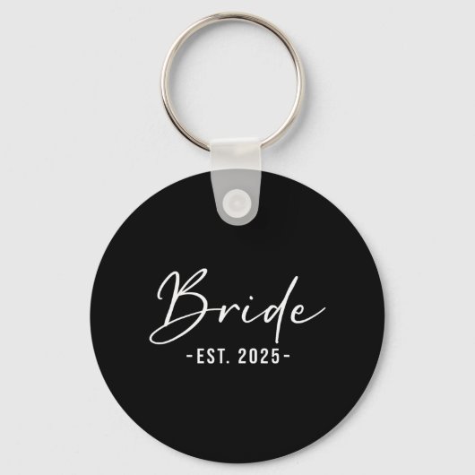 花嫁エスト。2025 Matching Getting Ready Bride Groom キーホルダー (正面)