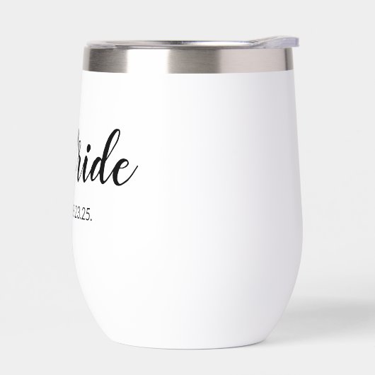 花嫁エレガントのワインのパーソナライズされた結婚台本を作る (左面)