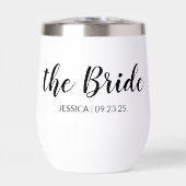 花嫁エレガントのワインのパーソナライズされた結婚台本を作る (正面)