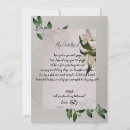 花嫁エレガントの招待状が来る 招待状