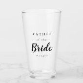 花嫁エレガントの父 タンブラーグラス (正面)
