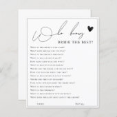 花嫁エレガントの試合を知っ最高のた白人 (正面/裏面)