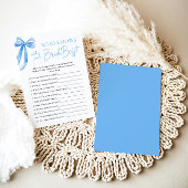 花嫁エレガントの試合を知る青い最高の弓 招待状