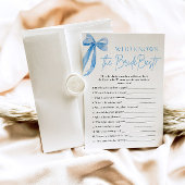 花嫁エレガントの試合を知る青い最高の弓 招待状