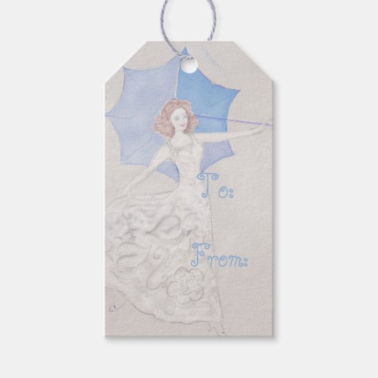 花嫁エレガントシャワーラベル ギフトタグ (正面)