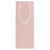 花嫁エレガントパーソナライズされた付き ワインギフトバッグ (裏面)