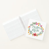 『花嫁エレガントフローラの結婚母』 ノートブック (内部)