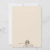 花嫁エレガントブライダルシャワー 招待状 (裏面)