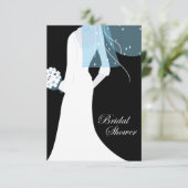 花嫁エレガントブライダルシャワー 招待状 (スタンド正面)