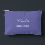 花嫁エレガントラベンダーアクセサリーポーチ アクセサリーポーチ<br><div class="desc">Bridesmaid Lavender Accessories Pouch，お申し込みエレガントは、オンラインのパーソナライズテンプレートを使用してBridesmaidの名前をパーソナライズしてから注文。パーソナル化テンプレートは、カートに追加する前に関連するデザインを適宜変更することにより、メイド・オブ・オーナー（花嫁付き添い人）などの他のゲストロール用に文字をパーソナライズするために容易に使用され結婚る。どのもし文字のフォントサイズも変更したい場合は、ご注文の前に「デザインツールを使って編集クリック」を「更に」に変更してカスタマイズ下さい。</div>