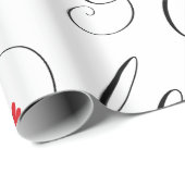 花嫁エレガント書台本ファンシーレタリング ラッピングペーパー (ロールコーナー)