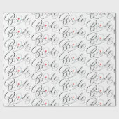 花嫁エレガント書台本ファンシーレタリング ラッピングペーパー (フラット)